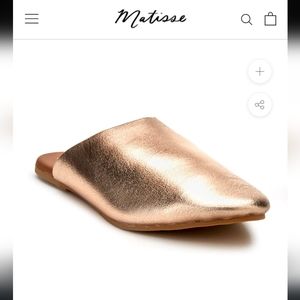 BEACH BY MATISSE Siren Casual Mule in Rose Gold size 7